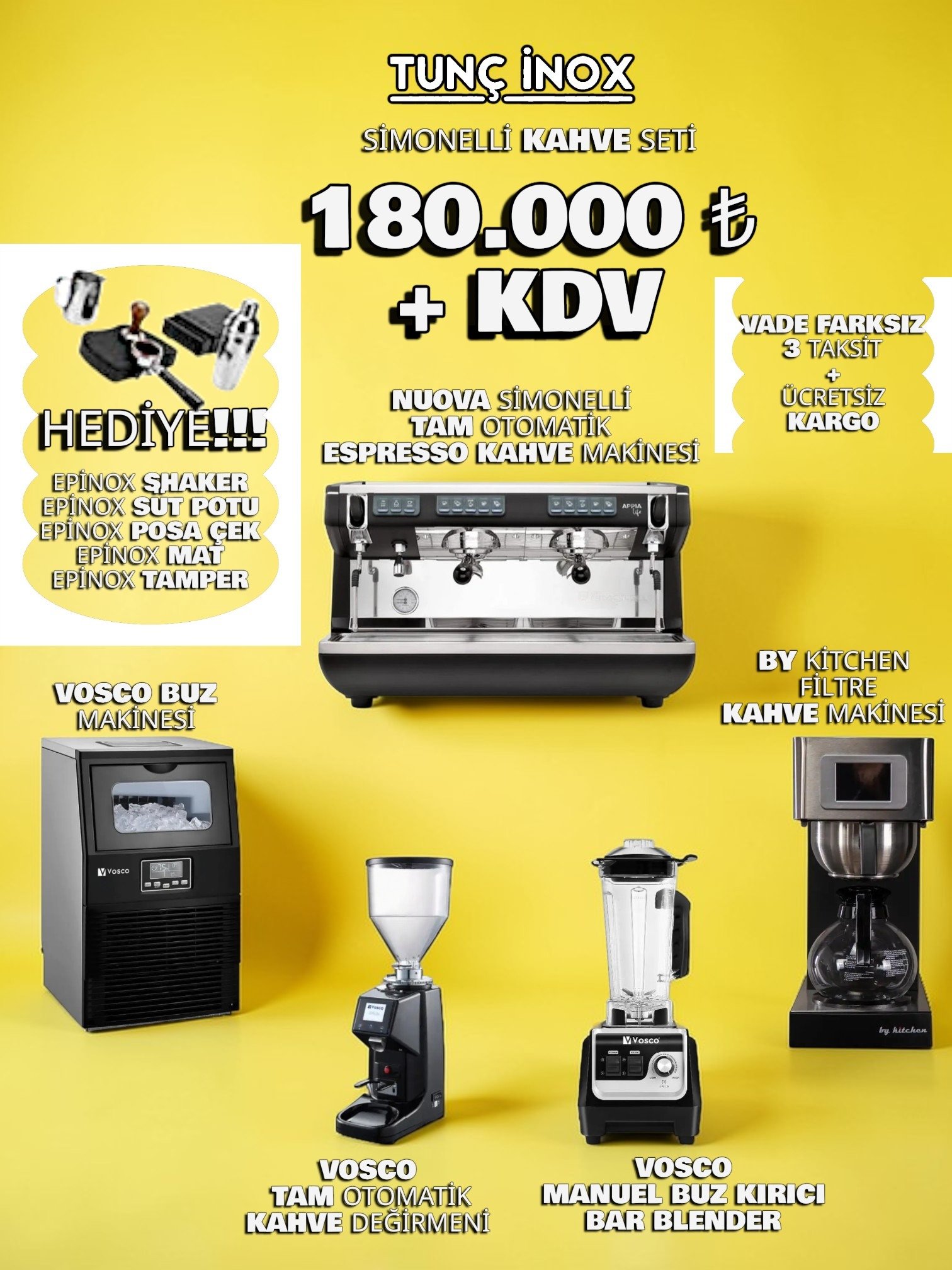 Simonelli Espresso Kahve Makinesi Kampanyası